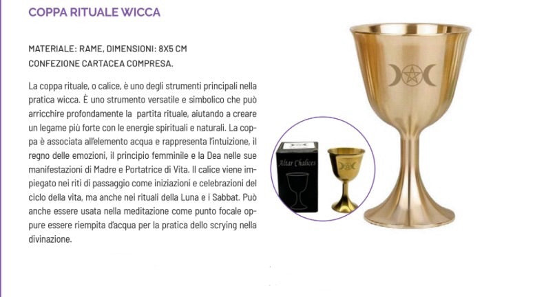 COPPA RITUALE WICCA