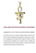 COLLANA OCCHIO DI HORUS CON ANKH