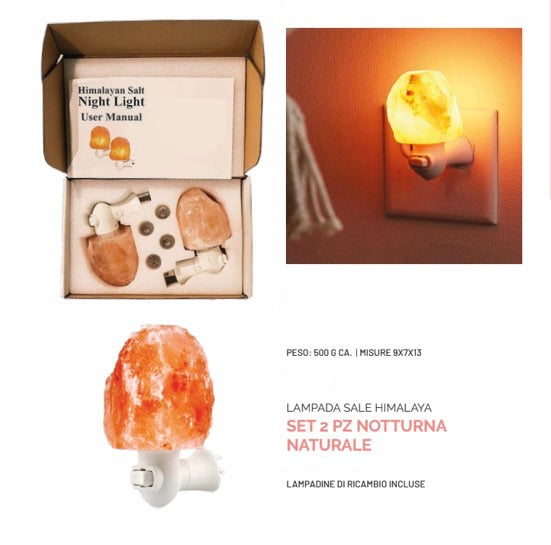 LUCE NOTTURNA IN SALE HIMALAYANO
