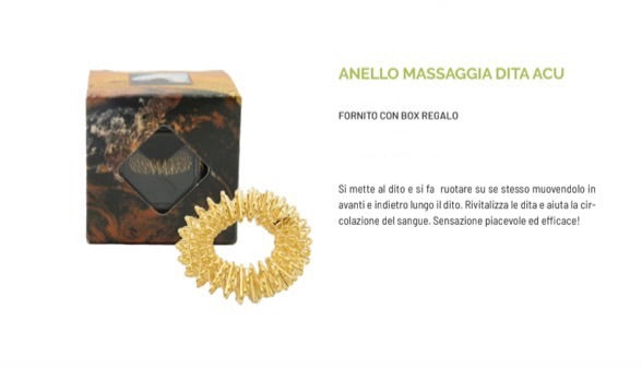 ANELLO MASSAGGIA DITA ACU